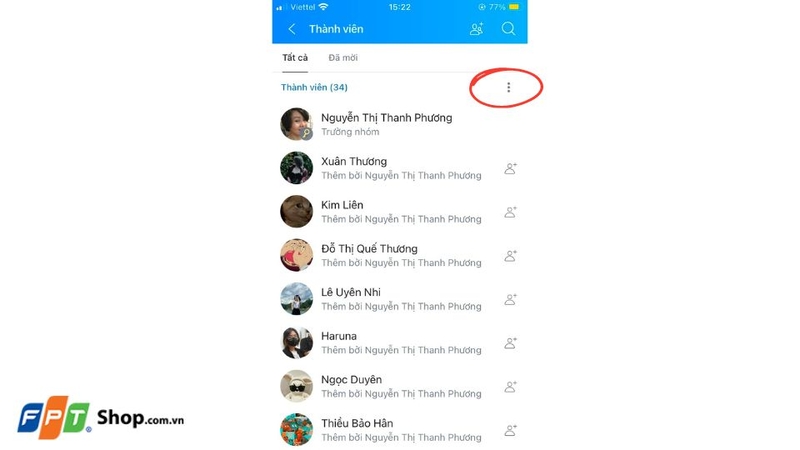cách copy nhóm Zalo trên điện thoại 3