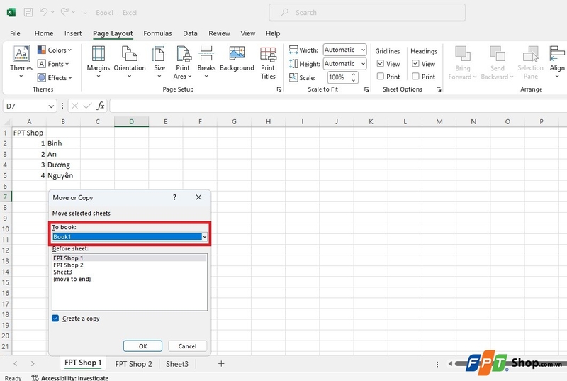cách copy sheet từ file này sang file khác 3