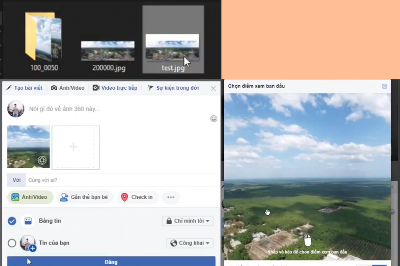 Cách đăng ảnh 360 lên Facebook (5)
