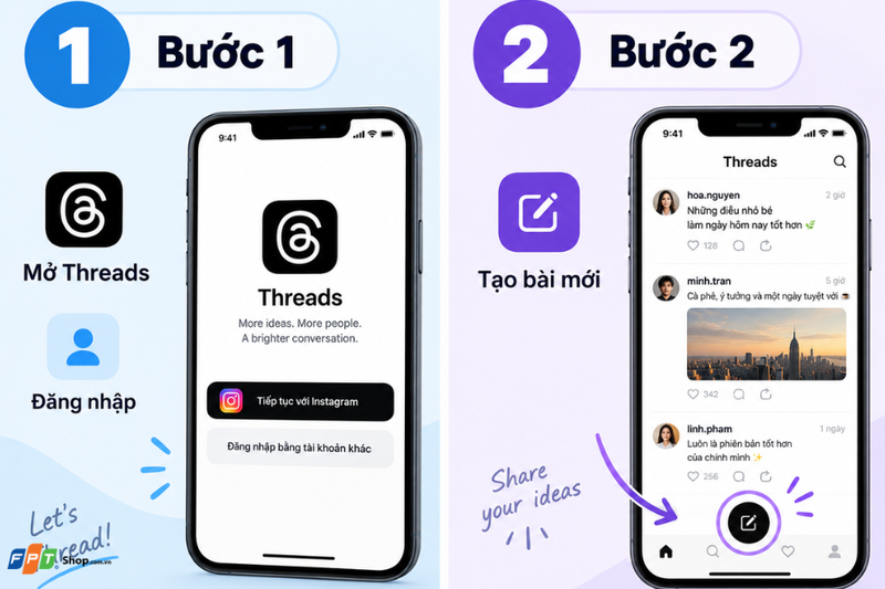 Cách đăng bài trên Threads 1