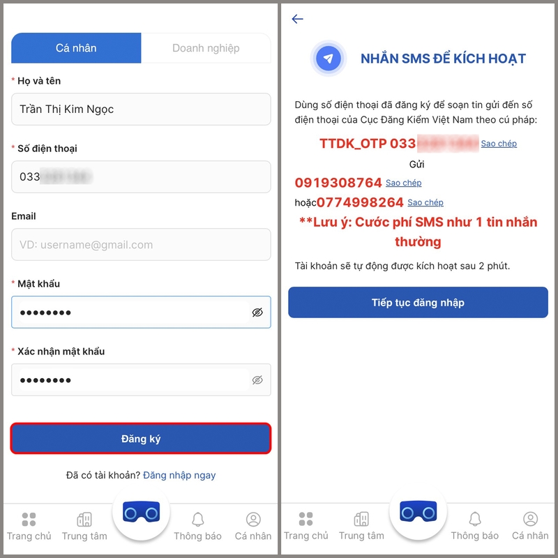 cách đăng ký đăng kiểm online hình 4