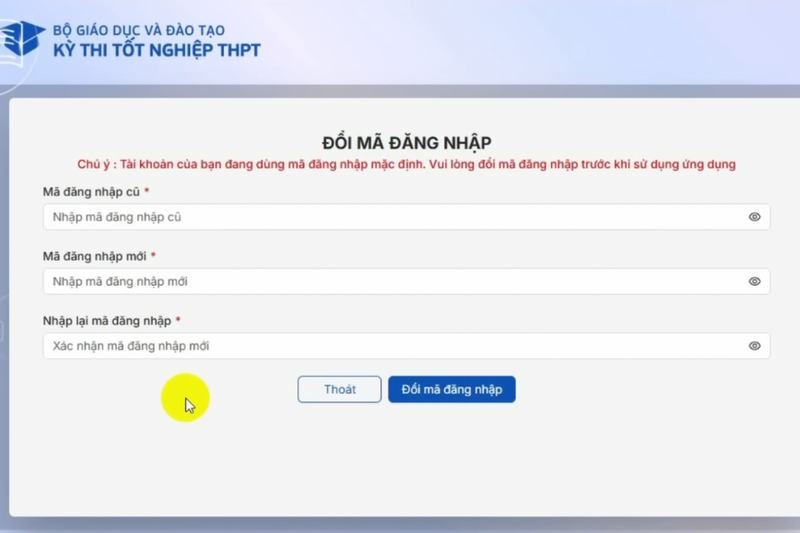 Hướng dẫn cách đăng ký dự thi THPT Quốc gia 2026 trực tuyến chi tiết - bước 2