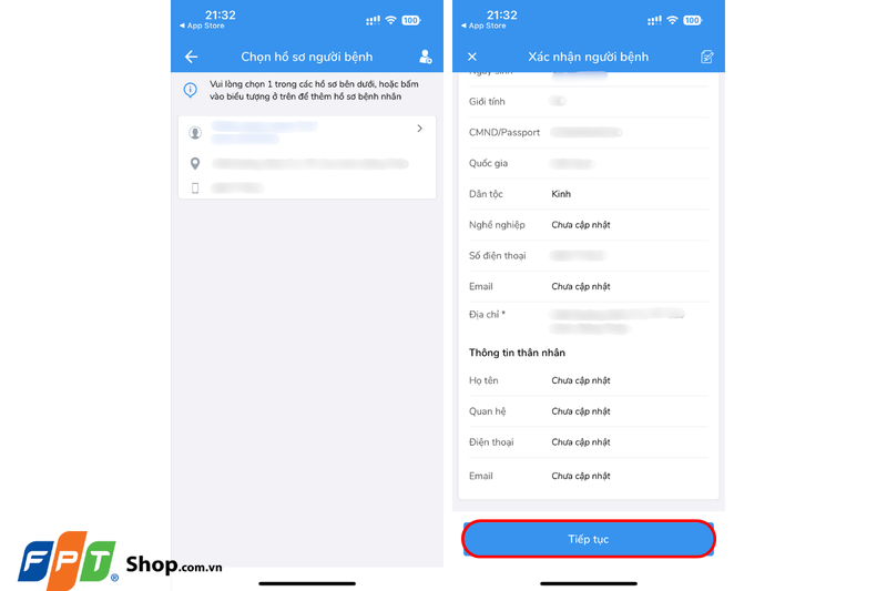 cách đăng ký khám bệnh online Đại Học Y Dược 5