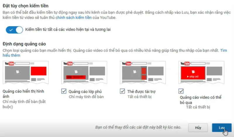 huong dan cach dang ky kiem tien tren youtube 2026
