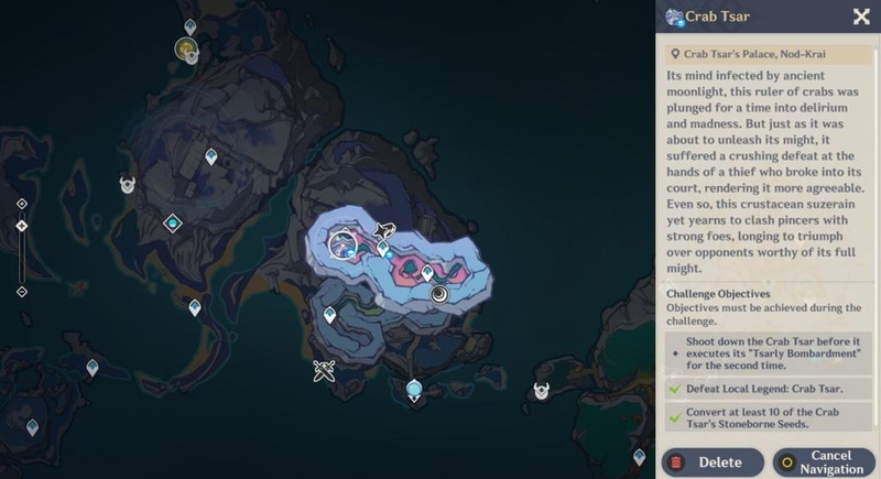 cách đánh bại boss Crab Tsar trong Genshin Impact 1