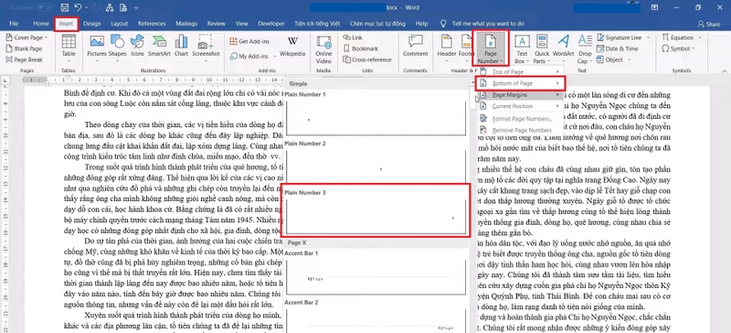 cách đánh số trang kiểu đối xứng trên word hình 6
