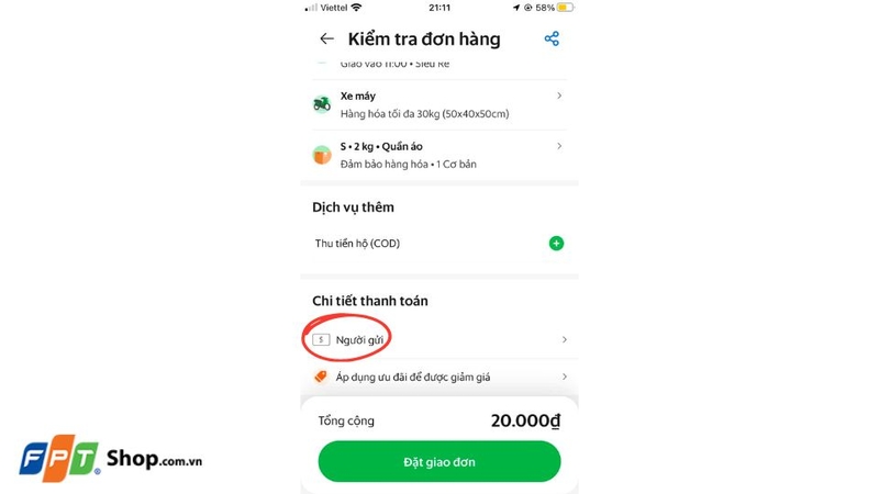 Cách đặt Grab giao hàng 13