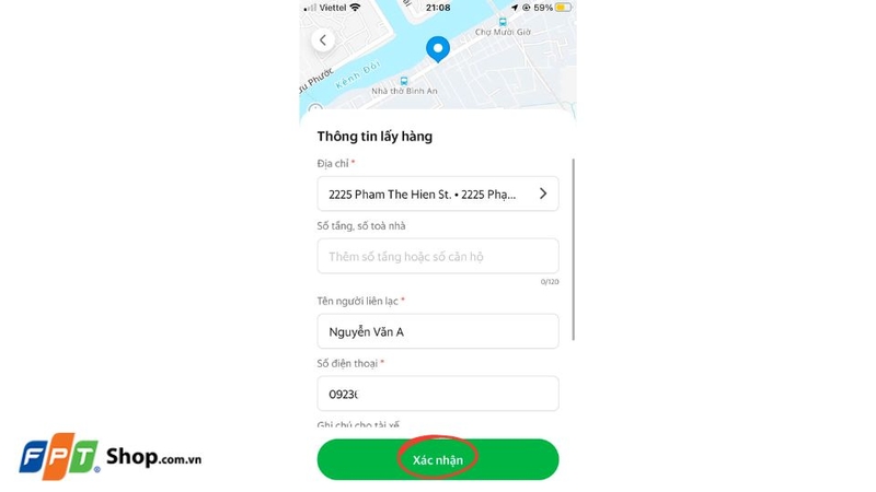 Cách đặt Grab giao hàng 3