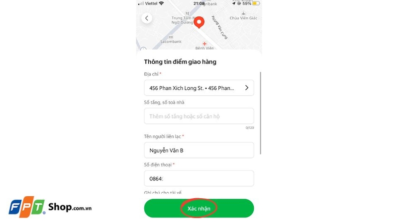 Cách đặt Grab giao hàng 4