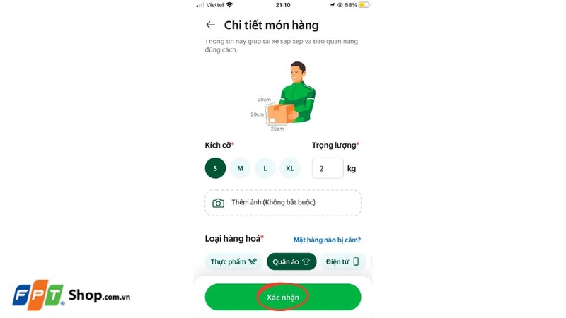 Cách đặt Grab giao hàng 9