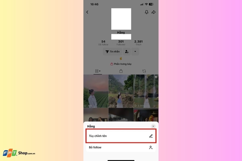 Cách đặt biệt danh cho bạn bè trên TikTok (ảnh 6)