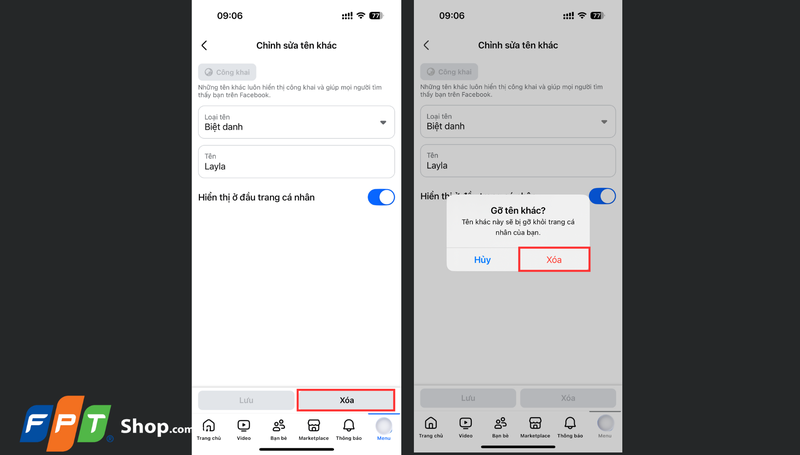 Cách đặt biệt danh trên Facebook 8