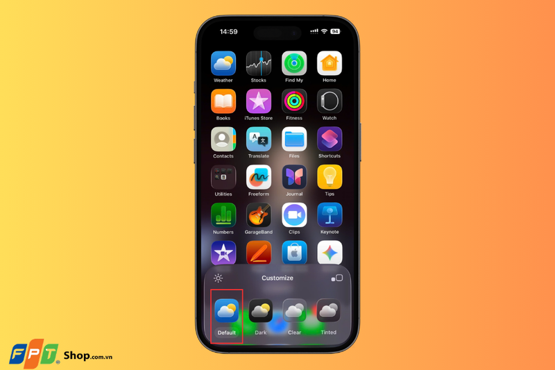 Cách tắt icon app trong suốt 2