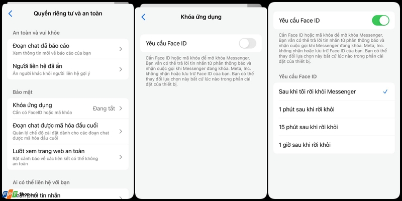 Cách đặt mật khẩu cho Messenger trên iPhone ảnh 7