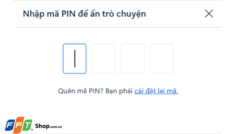 Cách đặt mật khẩu Zalo cho từng người 3