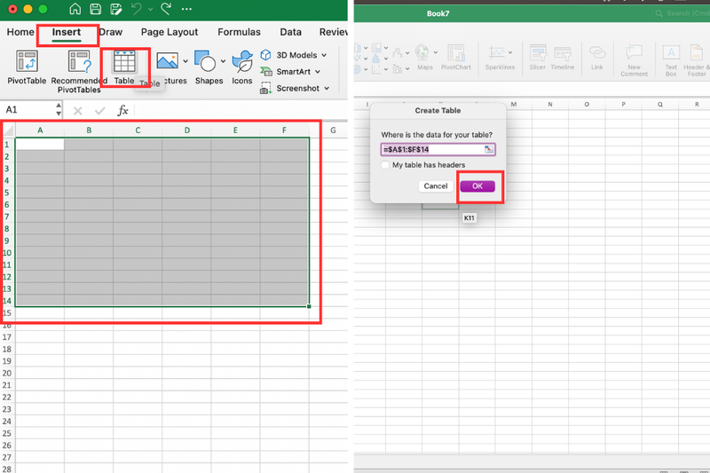 Cách đặt tên cho bảng Excel (2)