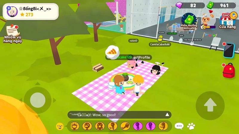 Nhiều game thủ thích đặt tên có khoảng trống trong Play Together