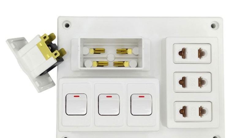 cách đấu bảng điện 3 công tắc 3 ổ cắm 5