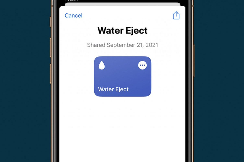 Sử dụng phím tắt Water Eject