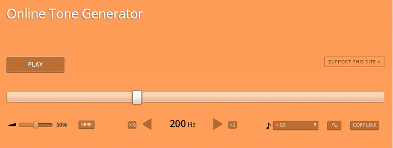 Online Tone Generator