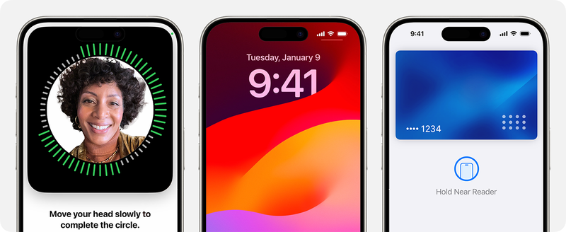 Sử dụng Face ID và mã khóa mạnh