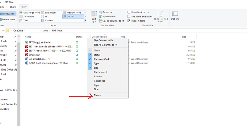 cách đếm số trang Word không cần mở file 2