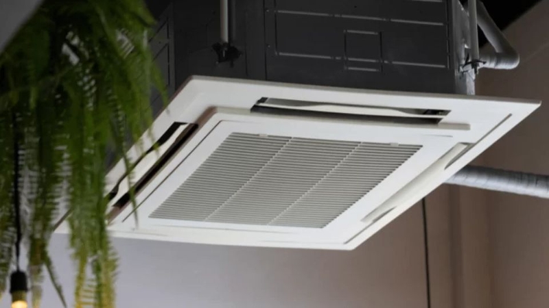 cách đi ống nước máy lạnh âm trần 7