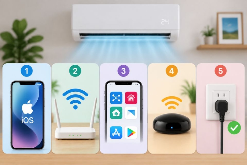 cách điều khiển điều hòa bằng điện thoại iphone (ảnh 2)