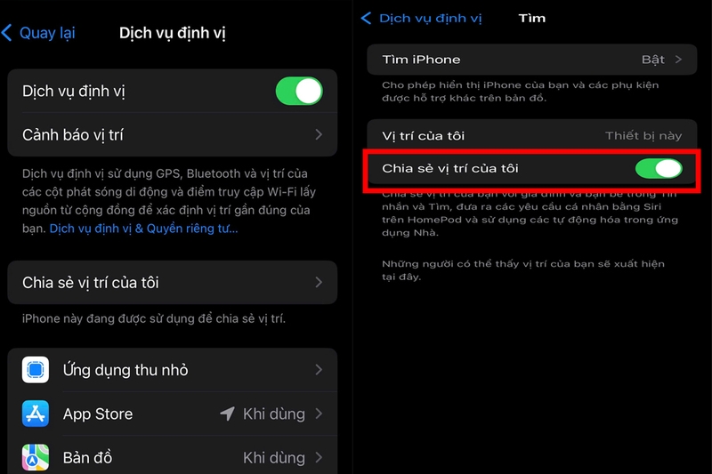 Cách định vị iPhone với iPhone hình 3