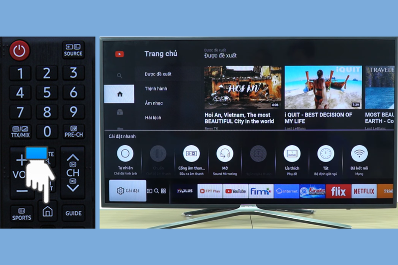 c&aacute;ch d&ograve; k&ecirc;nh tr&ecirc;n Smart tivi Samsung (2)