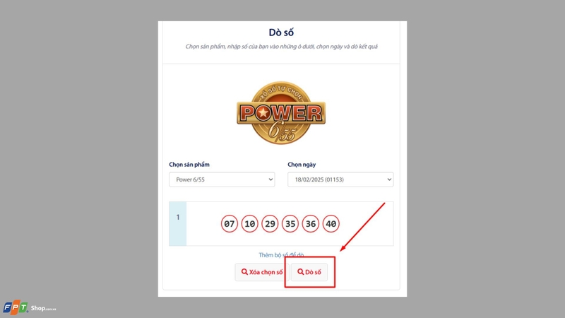 Cách dò vé số trên trang web Vietlott 7