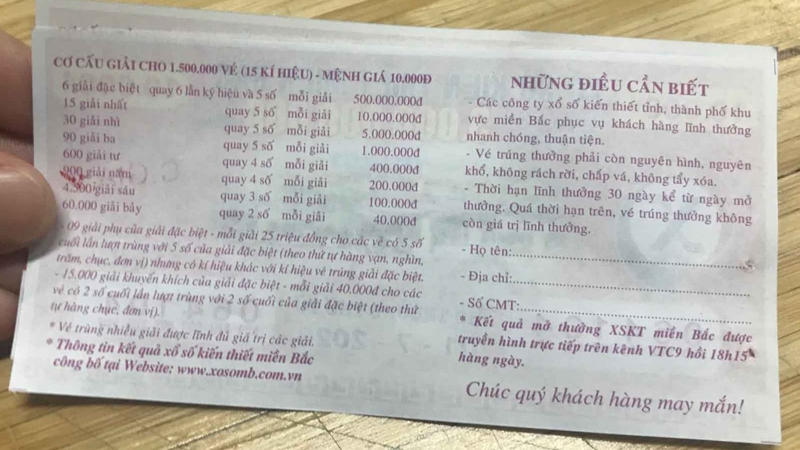 Cách dò vé số miền Bắc