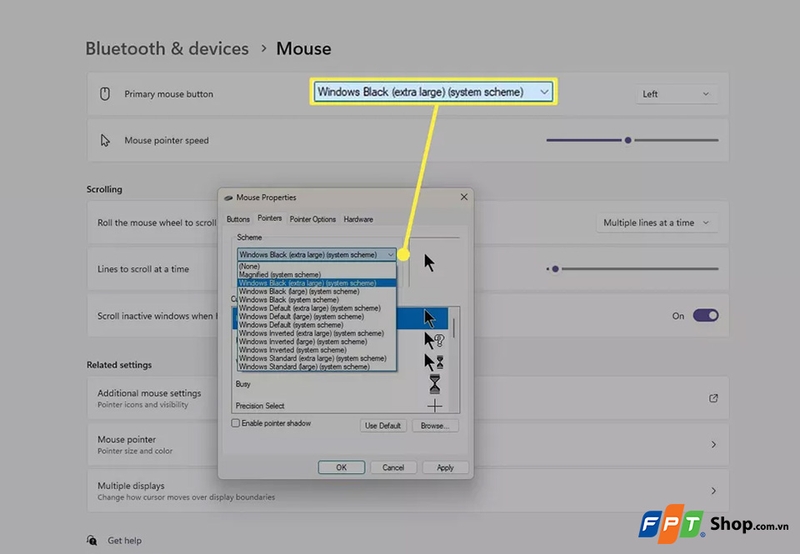 Cách đổi hình chuột máy tính - 15