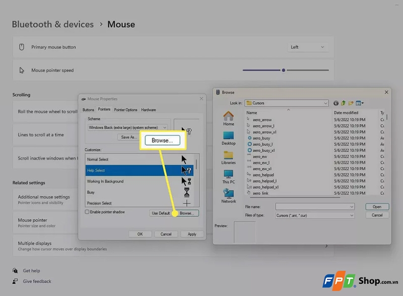 Cách đổi hình chuột máy tính - 16