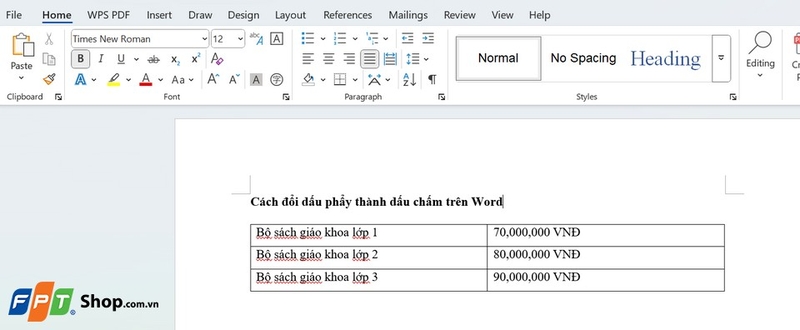 Xác định và chuẩn bị vùng dữ liệu cần chuyển đổi