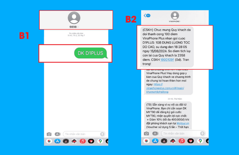 Cách đổi điểm Vinaphone sang Data chi tiết