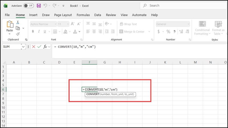 Cách đổi đơn vị trong Excel (ảnh 5)