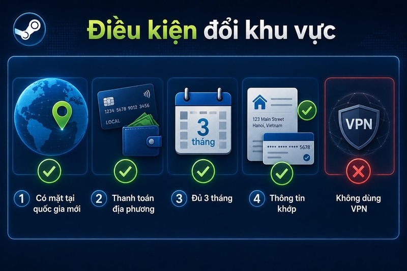 cách đổi khu vực tài khoản steam hình 5