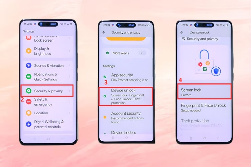 cách đổi mật khẩu điện thoại Realme nhanh nhất 2