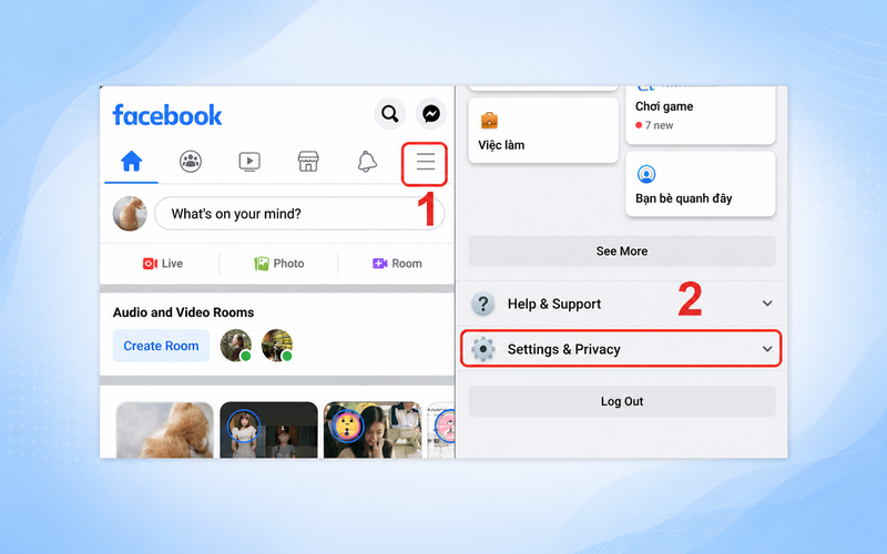 Cách đổi ngôn ngữ trên Facebook 2