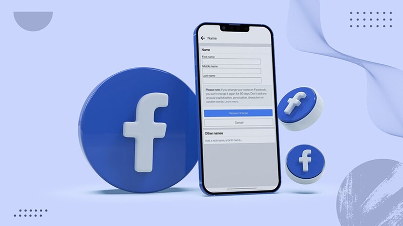 cách đổi tên FB 1 chữ trên điện thoại iPhone hình 1