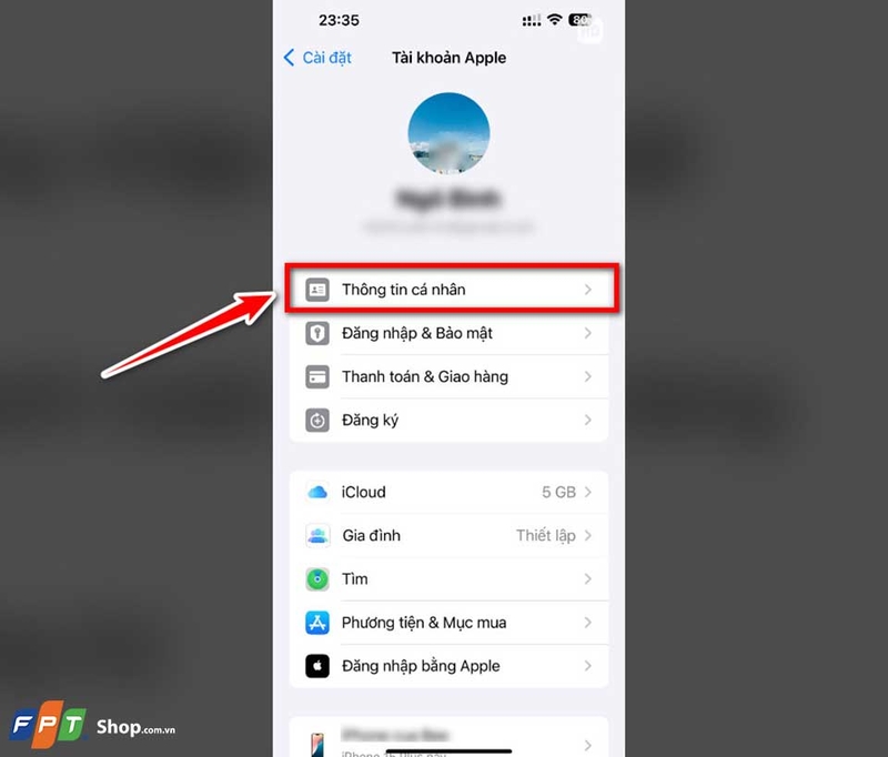 Cách đổi tên iCloud - 05