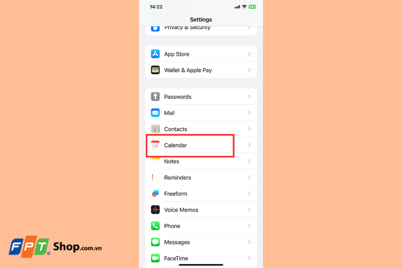 Cách đơn giản tùy chỉnh lịch trên iPhone (3)