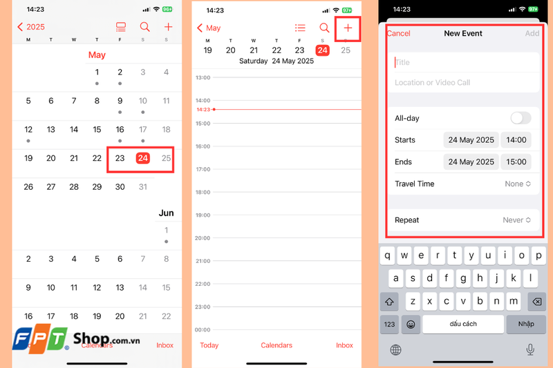 Cách đơn giản tùy chỉnh lịch trên iPhone (6)