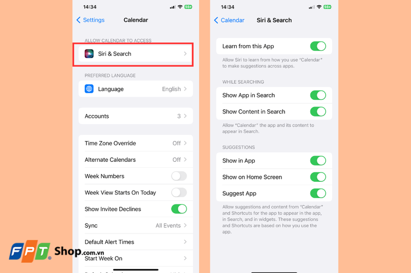 Cách đơn giản tùy chỉnh lịch trên iPhone (7)