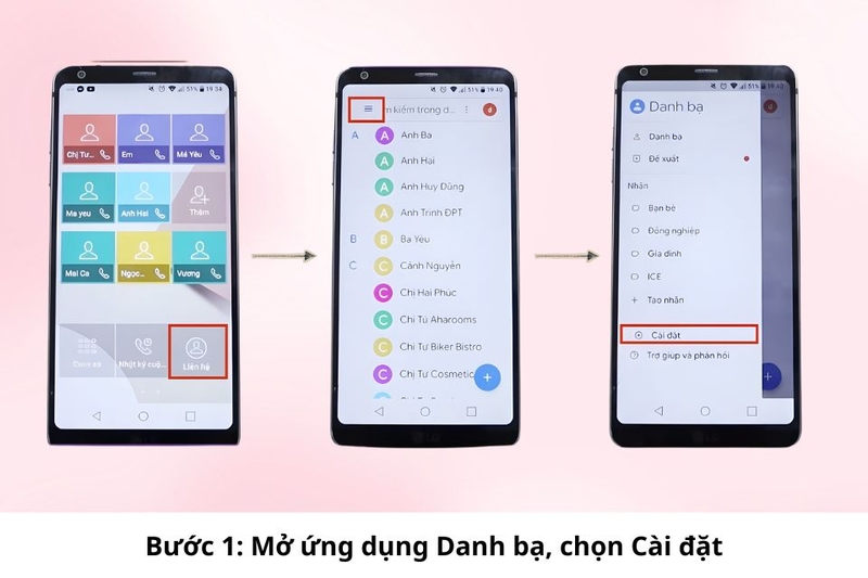 cách đồng bộ danh bạ Android lên Gmail 1