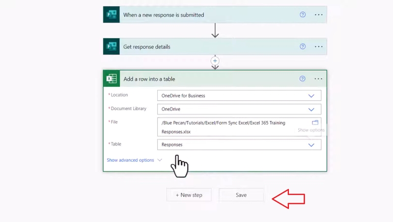 cách đồng bộ Microsoft Forms với excel hình 12