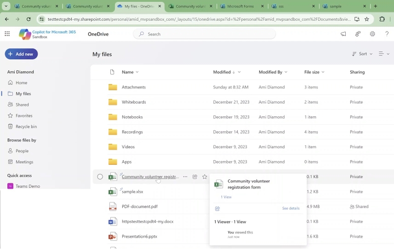 cách đồng bộ Microsoft Forms với excel hình 5