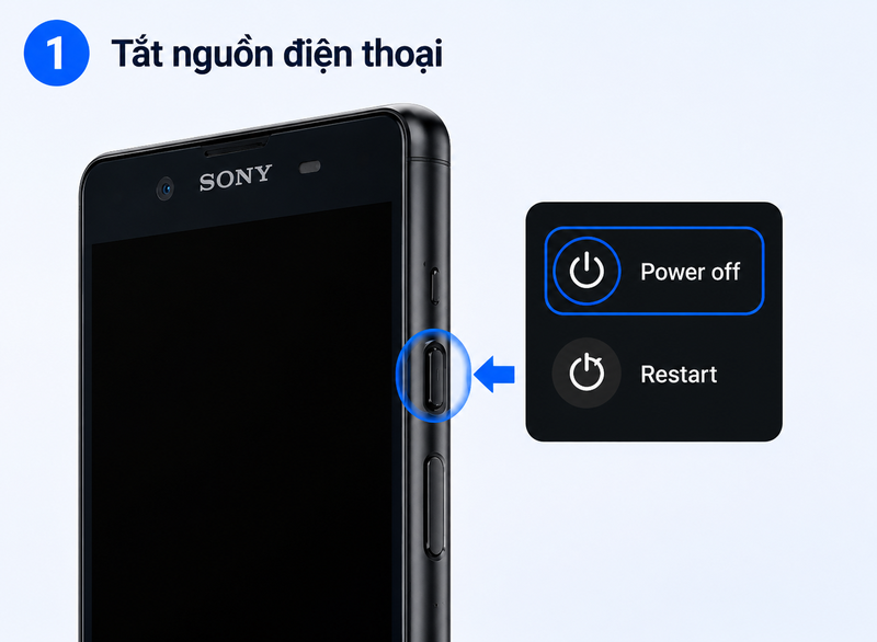 cách đưa điện thoại Sony về chế độ Recovery Mode 3
