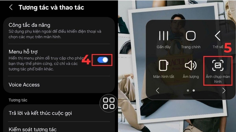 Cách đưa nút chụp màn hình ra ngoài Samsung - Hình 1